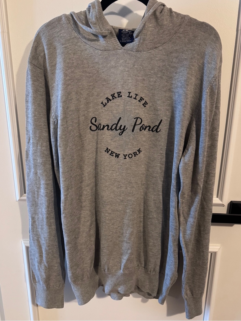 Charles River Apparel Mens 'Sandy Pond' Graphic Hoodie